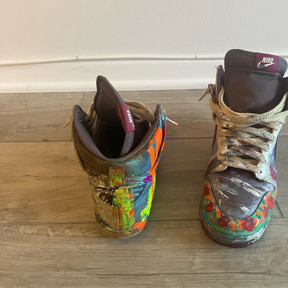 Refab’d one of a kind Nike Women’s Dunk High 1985 size 10 - Picture 5 of 13